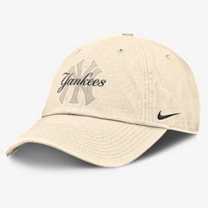Gorra de algodón orgánico sin estructura para hombre Nike Statement Club New York Yankees