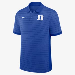 Polo universitario Nike Dri-FIT para hombre Duke Sideline Victory Stripe