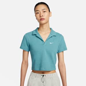 เสื้อโปโลแขนสั้นผู้หญิง Nike Sportswear Essential