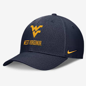 West Virginia Campus Club Men's Nike College Adjustable Hat
