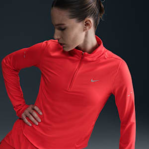 Playera de correr Dri-FIT UV de cierre de 1/4 para mujer Nike Swift
