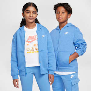 Nike Sportswear Club Fleece Big Kids' Full-Zip Hoodie
