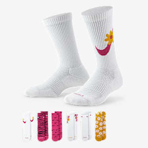 Nike Everyday Plus Cushioned Kids' Crew Socks (6 Pairs)