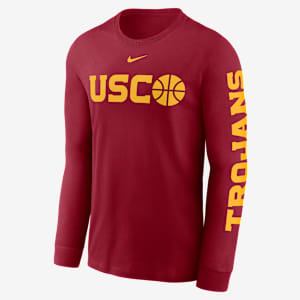 USC Trojans Basketball Icon Men's Nike College Long-Sleeve T-Shirt
