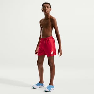 Short de volley avec sous-short intégré 10 cm Nike Swim Breaker pour ado (garçon)