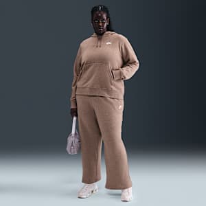 Nike Sportswear Club Fleece Women's Mid-Rise Wide-Leg Sweatpants (Plus Size)