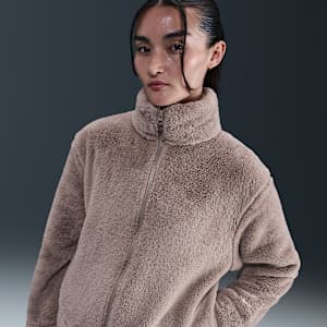 ナイキ スポーツウェア エッセンシャル ウィメンズ ハイパイル フリース ジャケット