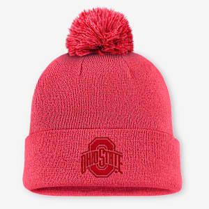 Ohio State Primetime Campus Toned Men's Nike College Cuffed Pom Beanie