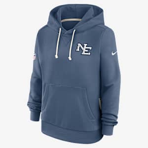 New England Patriots Rivalries Collection Sideline Women's Nike Dri-FIT NFL Pullover Hoodie