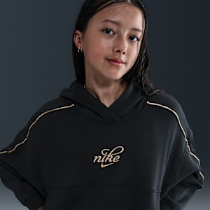 Nike Sportswear Club Fleece Big Kids' (Girls') Boxy Hoodie