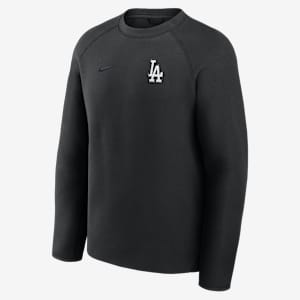 Los Angeles Dodgers Tech Fleece Men's Nike MLB Pullover Crew