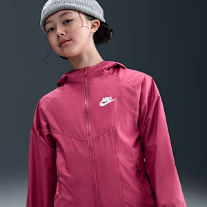 Nike Sportswear Windrunner Big Kids' Hooded Repel Jacket
