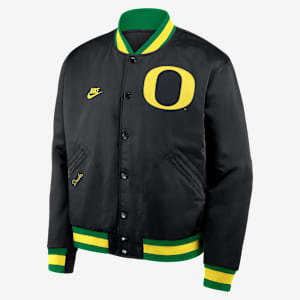Oregon Legacy Men's Nike College Full-Snap Bomber Jacket