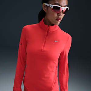 Nike Swift 女款 Dri-FIT UV 1/4 拉鍊開襟跑步上衣