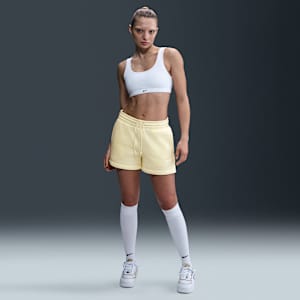 Shorts de tiro medio de 10 cm para mujer Nike Sportswear Phoenix Fleece