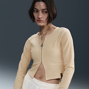 Cardigan près du corps à zip Nike Football FFF Chill Rib pour femme