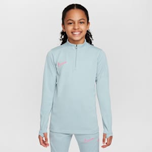 Haut d'entraînement de foot à manches longues et 1/4 de zip Dri-FIT Nike Academy pour ado