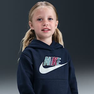 Sudadera con gorro sin cierre infantil Nike Wild Warmth