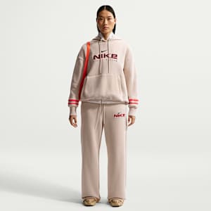 Calças desportivas de lã cardada de cintura subida Nike Sportswear para mulher