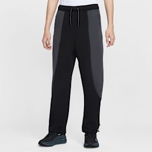 Nike Tech Men's Colour-Block Open-Hem Fleece Trousers