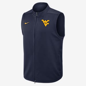 West Virginia Victory Men's Nike Therma-FIT College Full-Zip Vest