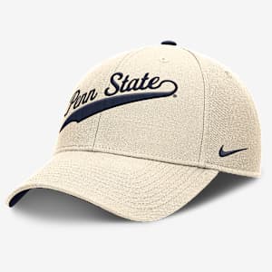 Gorra universitaria Nike ajustable para hombre Penn State Nittany Lions Primetime Rise