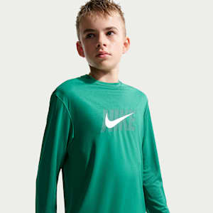 나이키 스윔 하이드로가드 주니어(남아) 드라이 핏 UV 긴팔 탑