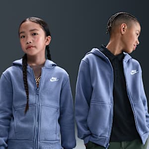 Nike Sportswear Club Fleece Big Kids' Full-Zip Hoodie
