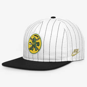 Gorra Nike de la MLB ajustable para hombre Oakland Athletics Pro