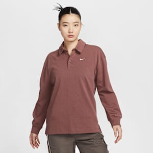 Nike Sportswear Essential Women's Oversized Long-Sleeve Polo