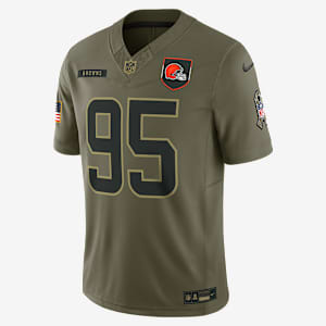 Myles Garrett Cleveland Browns Salute to Service Men's Nike Dri-FIT NFL Limited Jersey