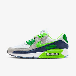 Seattle Seahawks Air Max 90 Men's Nike Shoes