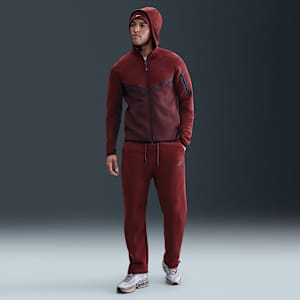 Pants de tejido Fleece con dobladillo abierto para hombre Nike Tech