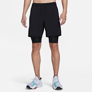 ナイキ アンリミテッド メンズ Dri-FIT 18cm 2イン1 バーサタイル ショートパンツ