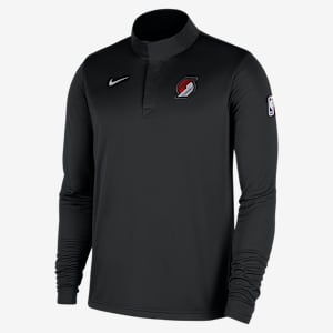 Portland Trail Blazers Men's Nike Dri-FIT NBA 1/4-Zip Long-Sleeve Top