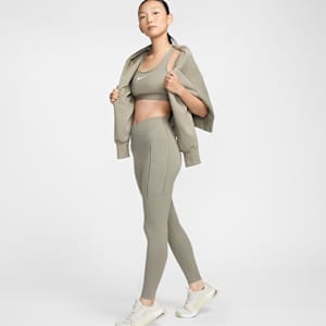 ナイキ ユニバーサ ウィメンズ ハイウエスト レギンス フロントシームなし