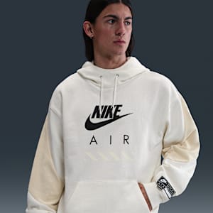 Sudadera con gorro sin cierre de tejido Fleece para hombre Nike Air
