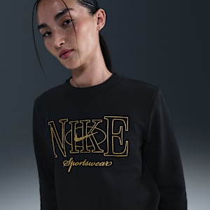 ナイキ スポーツウェア クラブ フリース ウィメンズ プルオーバー クルーネック スウェットシャツ