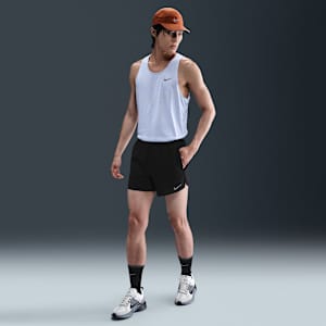 ナイキ ストライド メンズ Dri-FIT 13cm パーフォレーテッド ランニングショートパンツ (インナー付き)