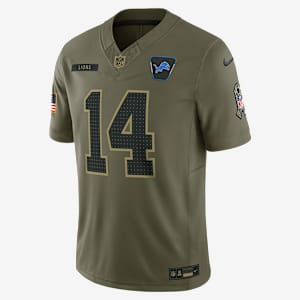 Jersey Nike Dri-FIT de la NFL Limited para hombre Amon-Ra St. Brown Detroit Lions Salute to Service