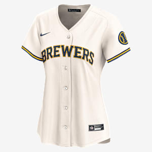 Jersey Nike Dri-FIT ADV de la MLB Limited para mujer Milwaukee Brewers