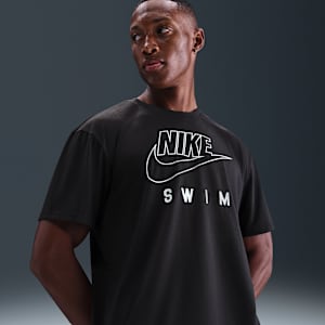 Nike Swim Swoosh Hydroguard Men's Short-Sleeve Top