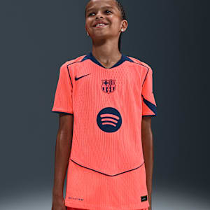 F.C. Barcelona 2025/26 Match Third Older Kids' Nike Dri-FIT ADV Total 90 Football Authentic Shirt