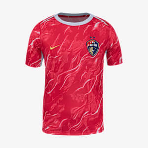 North Carolina Courage 2025 Men's Nike NWSL Short-Sleeve Pre-Match Top