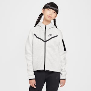 Nike Sportswear Tech Fleece-Hoodie mit durchgehendem Reißverschluss (Mädchen)