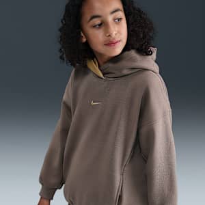 Sudadera oversized con gorro para niña talla grande Nike Sportswear Club Fleece