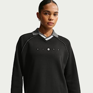 Polo con gráfico oversized para mujer Nike Sportswear Phoenix Fleece