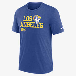 Playera de la NFL Nike para hombre Los Angeles Rams Overlap Lockup