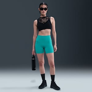 ナイキ ゼンビー ウィメンズ ハイウエスト 13cm バイカーショートパンツ