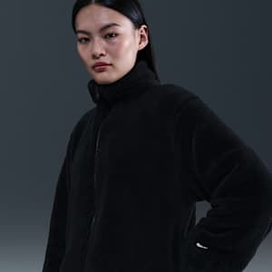 ナイキ スポーツウェア エッセンシャル ウィメンズ ハイパイル フリース ジャケット